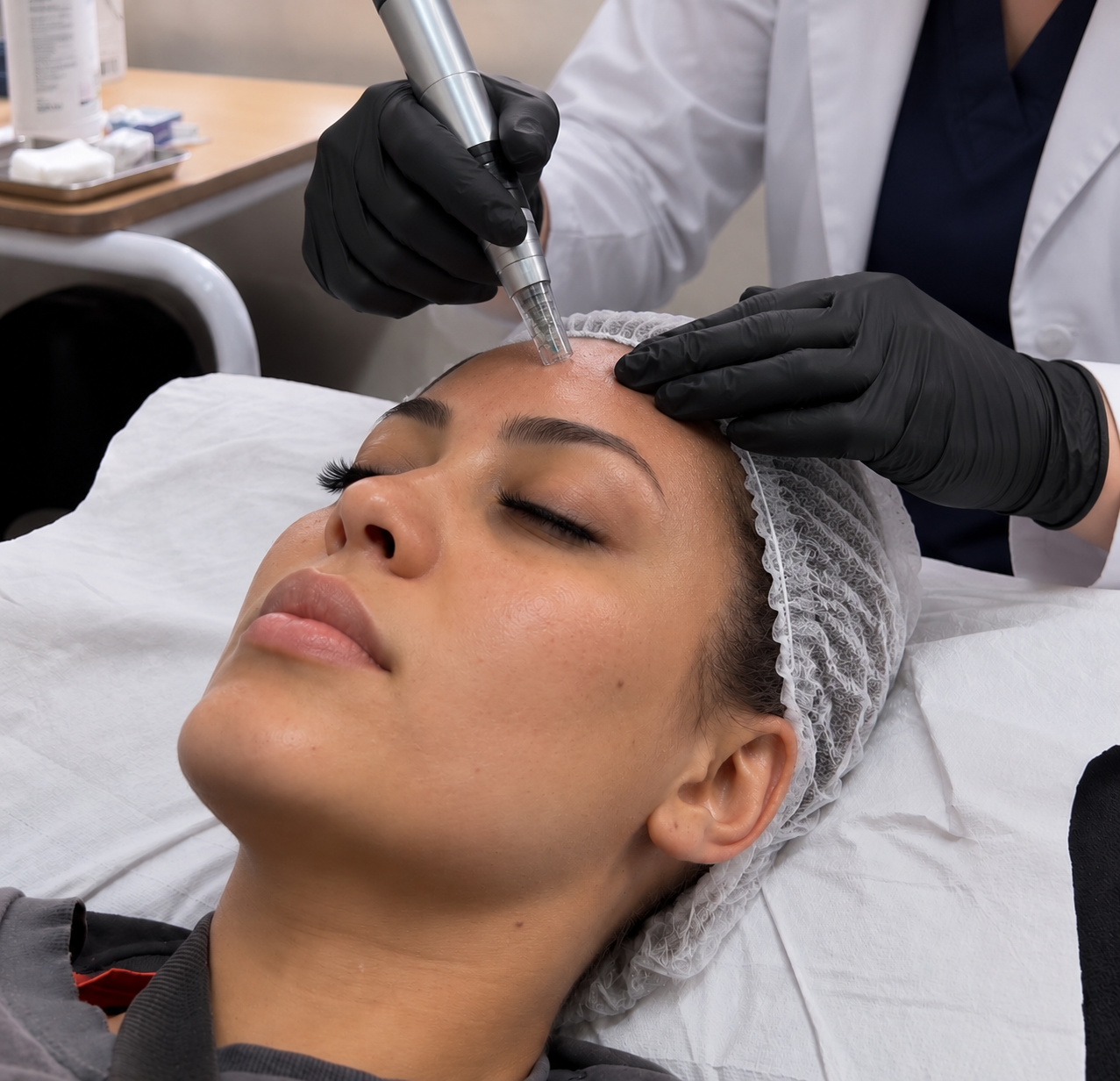 Skin mesotherapy and microneedling