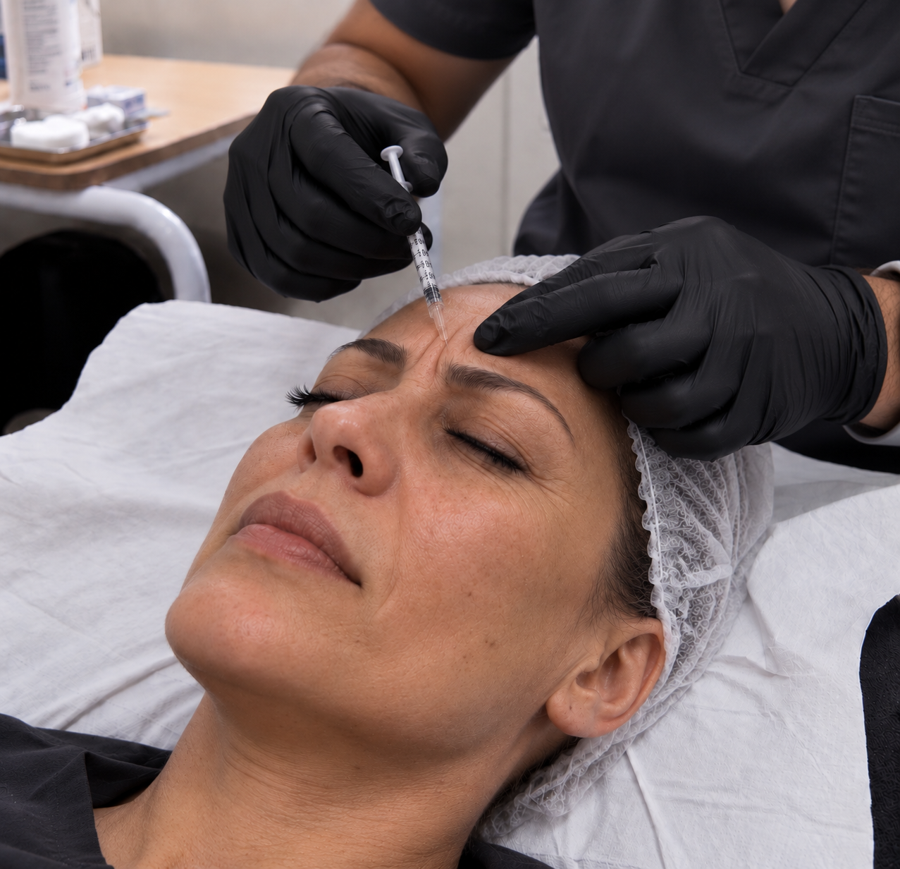 Botox injection treatment