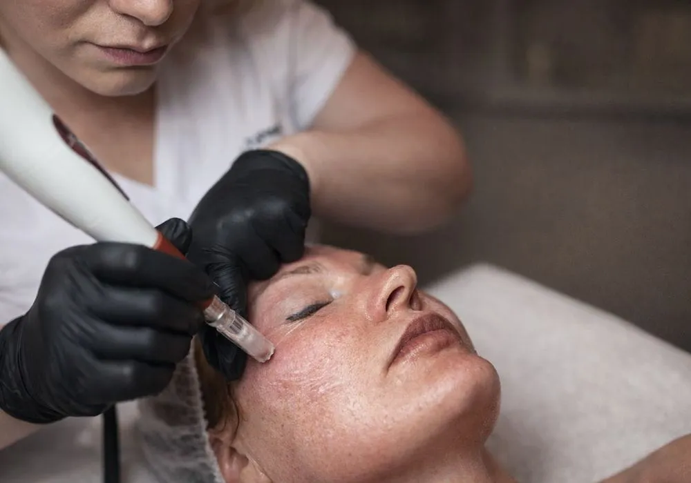 Professional skincare consultation and aesthetic treatment planning